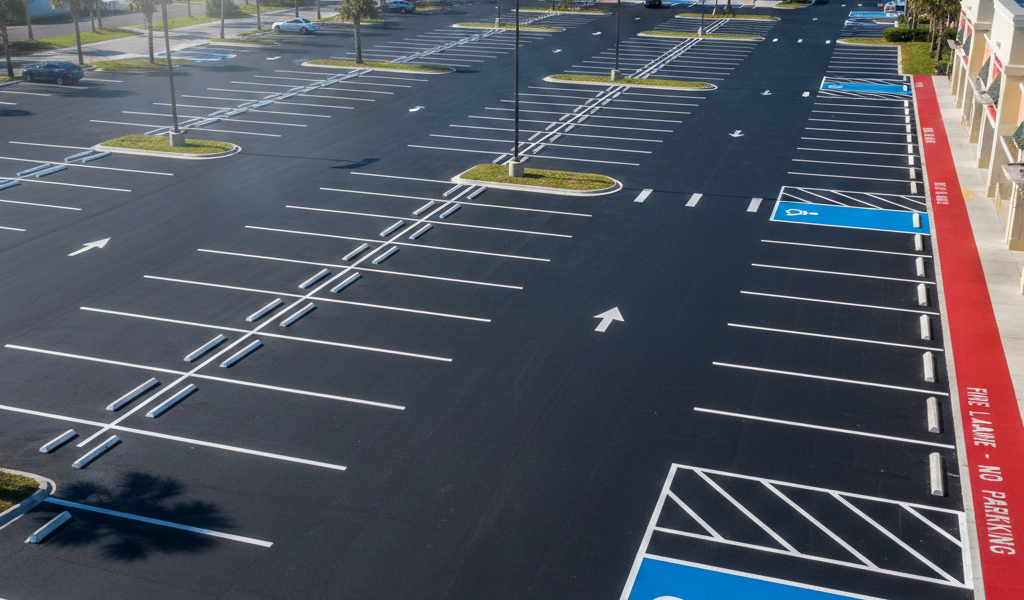Emergency Guide to parking lot striping Fort Myers