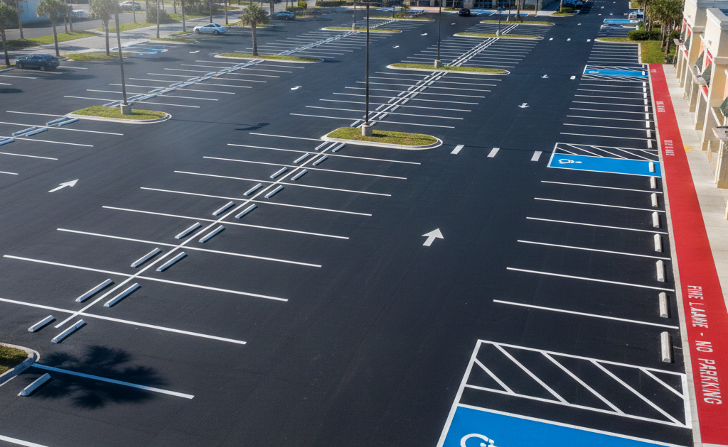 Emergency Guide to Parking Lot Striping Fort Myers